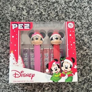 PEZ Disney Christmas Holiday Set Mickey & Minnie NIB Collectible
